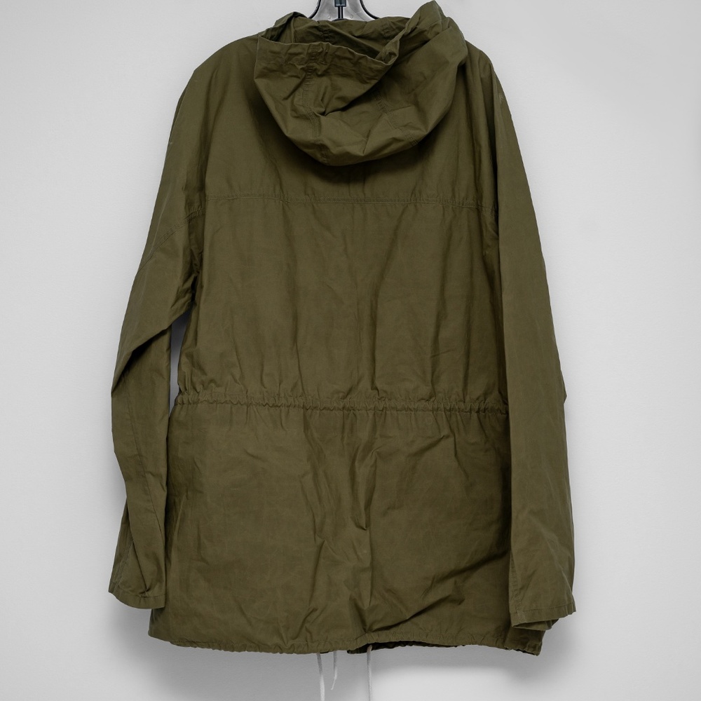 size 54 XXL - Gucci Waxed cotton adjustable length jacket Hooded Parka Green - Picture 8 of 12